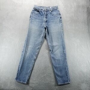 VTG Lawman Jeans Womens 11 Blue Straight High Rise‎ Mom Western